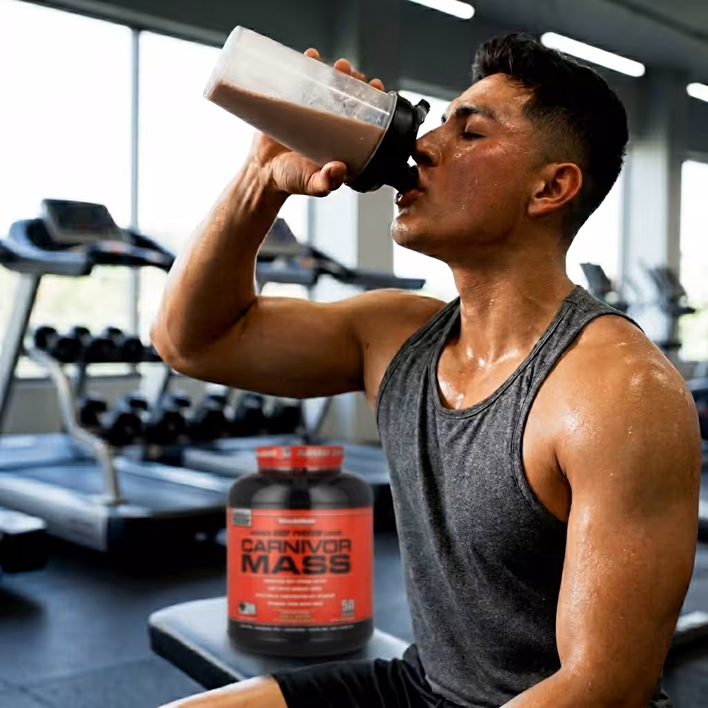 como-tomar-proteina-carnivor-mass