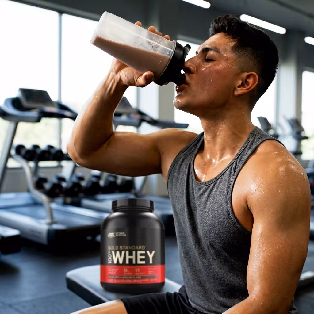como-tomar-proteina-gold-standard-whey